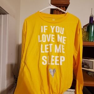 Cropped top yellow shirt